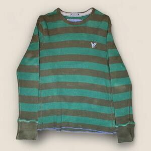 Green and brown vintage american